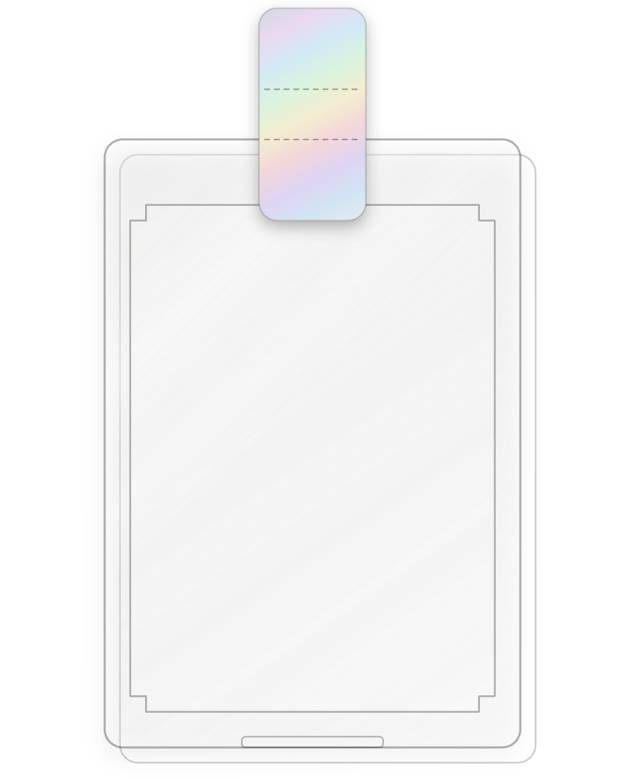 Silver Holo Thick (130PT) Mag Seal